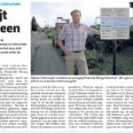 Spoor rijt dorp uiteen Colmschate Spoor rijt dorp uiteen Colmschate