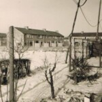 16 Januari 1963 ook sneeuw aan de Kanaaldijk West op de Snippeling, de huizen achter staan nu aan de Zoomkade