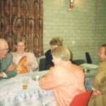 Vergadering in de Kuip met o.a. meester de Graaf Vergadering in de Kuip met o.a. meester de Graaf