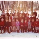 De Colmschater kindertjes in de sneeuw