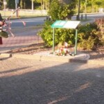 Herdenking bij het gedenkbord Colmschate Bevrijd Herdenking bij het gedenkbord Colmschate Bevrijd