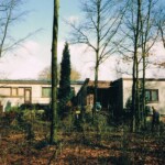 Ingang De Kuip, de meeste bomen zijn nu verdwenen Ingang De Kuip, de meeste bomen zijn nu verdwenen