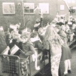 Optocht tijdens de opening van De Kuip 11-11-1972 Optocht tijdens de opening van De Kuip 11-11-1972