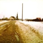 Oxersteeg in de sneeuw