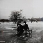 Schaatsen op de Waterpot, achter boerderij aan de Roessinksweg Schaatsen op de Waterpot, achter boerderij aan de Roessinksweg